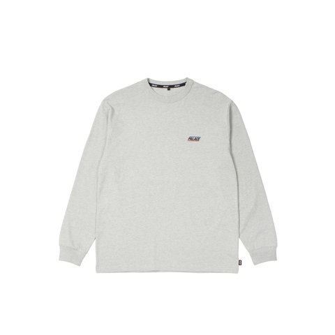 Palace BASICALLY A LONGSLEEVE GREY MARL - Colorway
