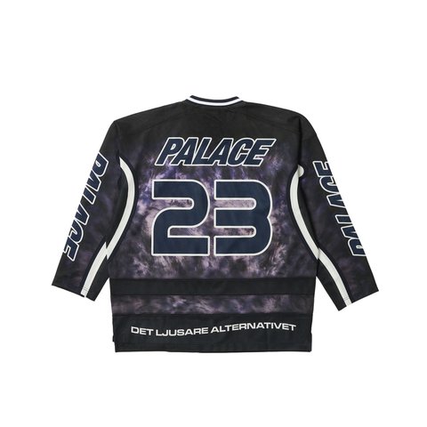 Palace BRIGHTER ALTERNATIVE HOCKEY JERSEY BLACK - Colorway