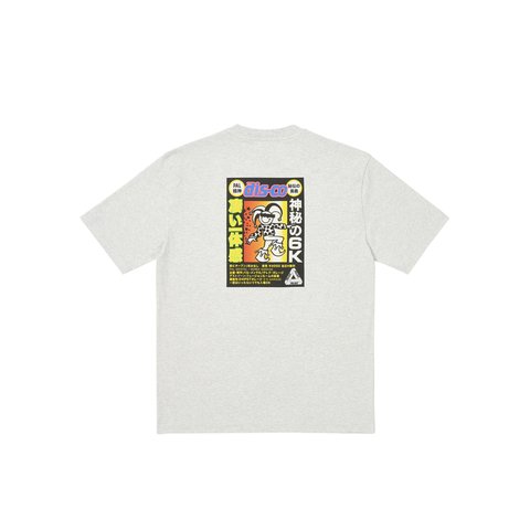 Palace DEREK GARAGE T-SHIRT GREY MARL - Colorway