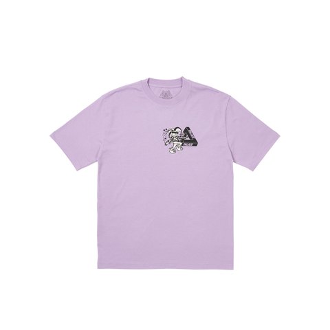 Palace DEREK GARAGE T-SHIRT LIGHT PURPLE - Colorway