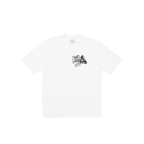 Palace DEREK GARAGE T-SHIRT WHITE - Colorway