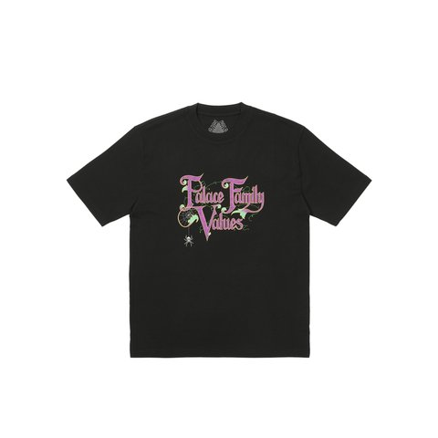 Palace FAMILY VALUES T-SHIRT BLACK - Colorway