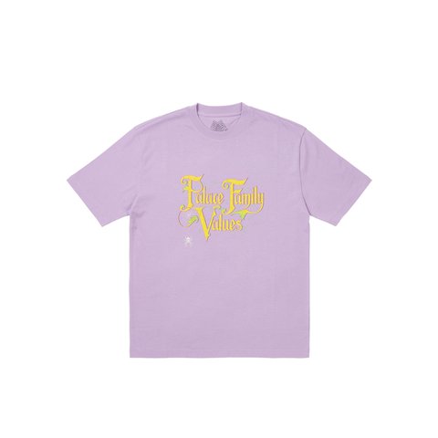 Palace FAMILY VALUES T-SHIRT LIGHT PURPLE - Colorway