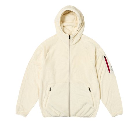 Palace FLEECE P LINER SOFT WHITE - Colorway