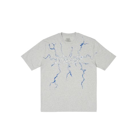 Palace FULLY CHARGED T-SHIRT GREY MARL - Colorway