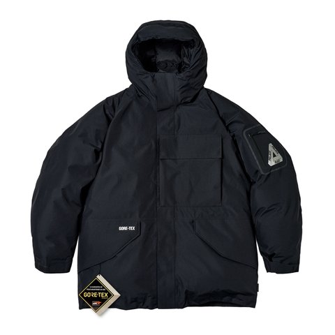 Palace GORE-TEX CARGO DOWN PARKA BLACK - Colorway