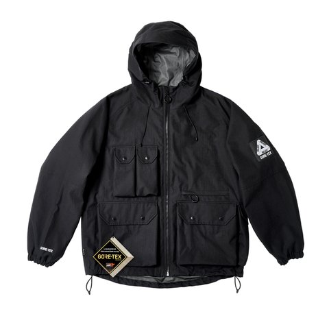 Palace GORE-TEX COTTON RS JACKET BLACK - Colorway