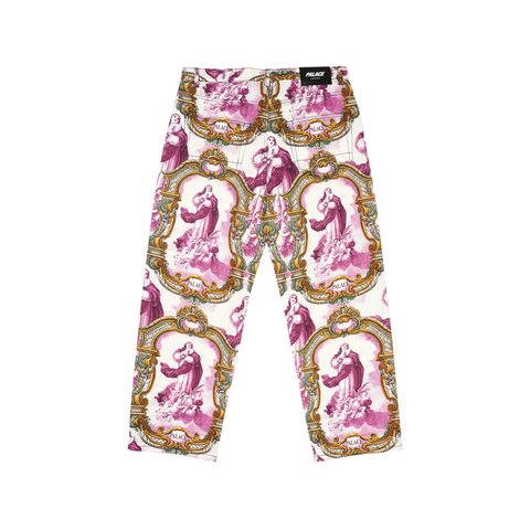 Palace HOLY GRAIL BAGGIES JEAN BURGUNDY - Colorway