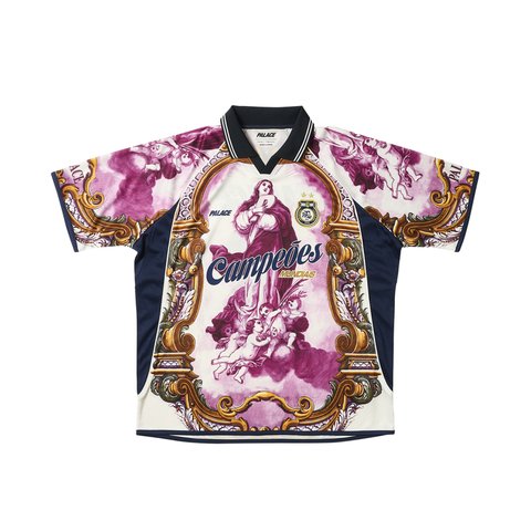 Palace HOLY GRAIL JERSEY BURGUNDY - Colorway