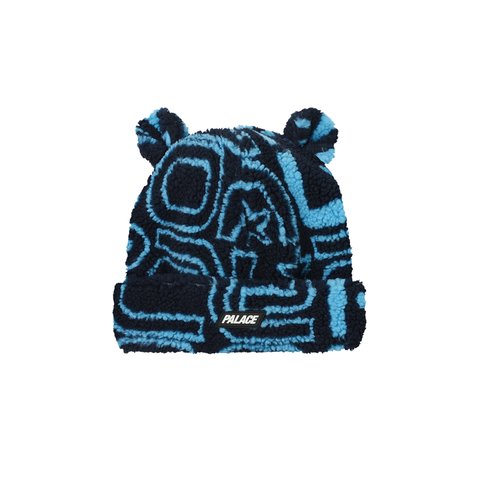 Palace JOYREX FLEECE EARS BEANIE NAVY - Colorway