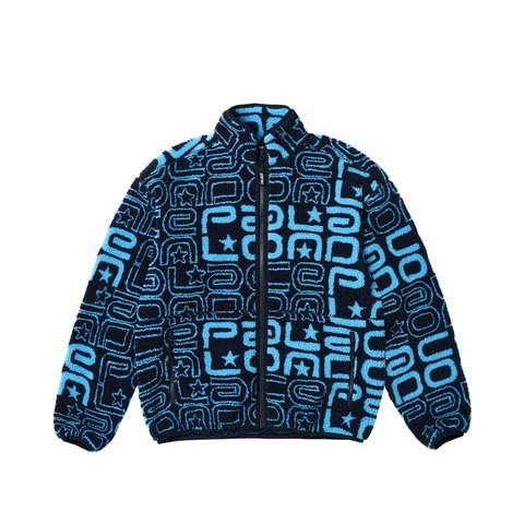 Palace JOYREX FLEECE JACKET NAVY - Colorway