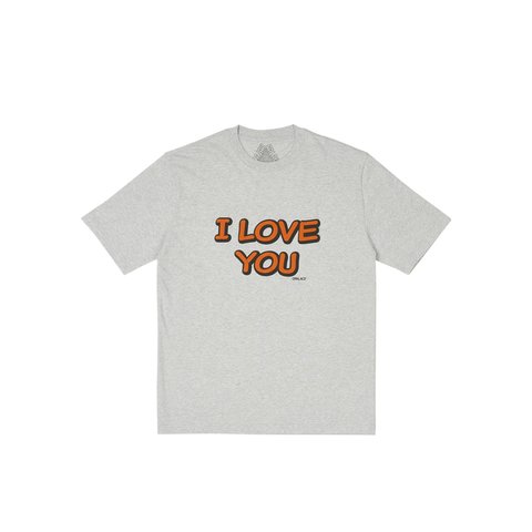 Palace LOVER T-SHIRT GREY MARL - Colorway