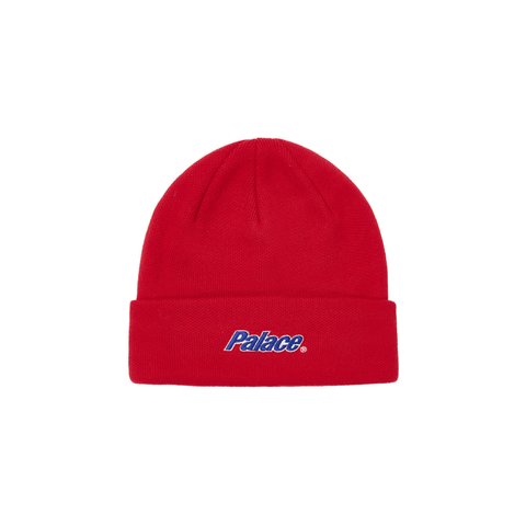 Palace LOWERCASE CUFF BEANIE TRUEST RED - Colorway
