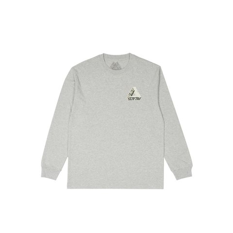 Palace P-3D LONGSLEEVE GREY MARL - Colorway