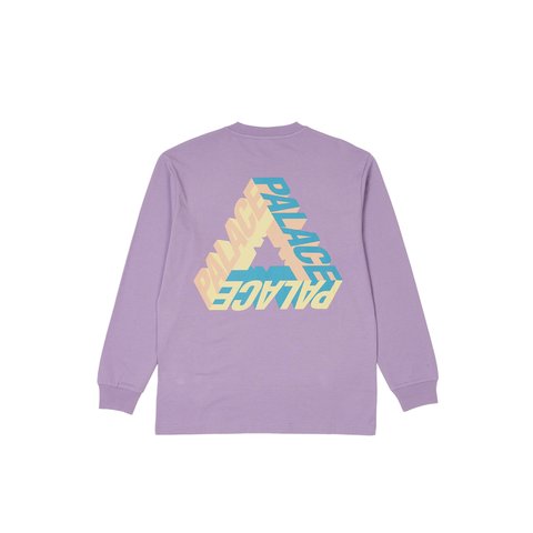 Palace P-3D LONGSLEEVE LIGHT PURPLE - Colorway