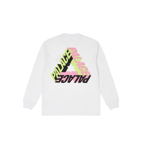 Palace P-3D LONGSLEEVE WHITE - Colorway