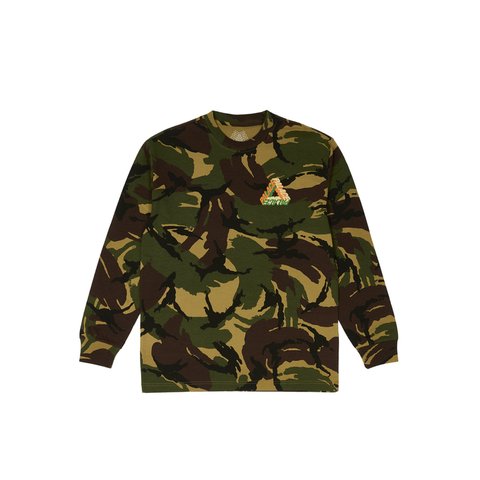 Palace P-3D LONGSLEEVE WOODLAND CAMO - Colorway
