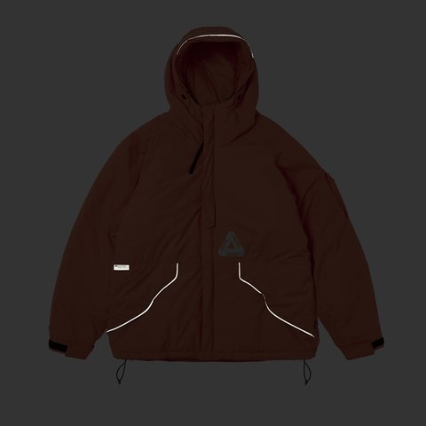 Palace P-TECH HOODED JACKET ORANGE - Colorway