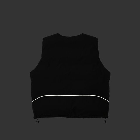 Palace P-TECH REVERSIBLE PUFFA VEST BLACK - Colorway