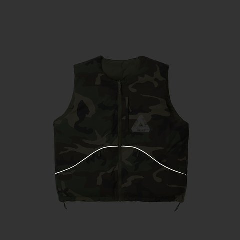 Palace P-TECH REVERSIBLE PUFFA VEST CAMO - Colorway