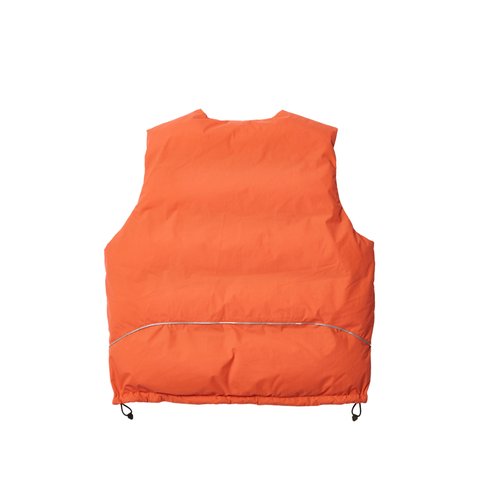 Palace P-TECH REVERSIBLE PUFFA VEST ORANGE - Colorway