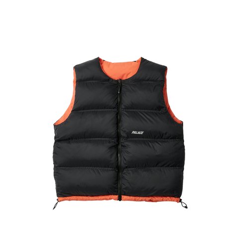 Palace P-TECH REVERSIBLE PUFFA VEST ORANGE - Colorway