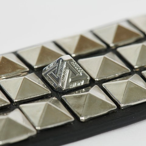 Palace STUDDED BELT BLACK - Colorway