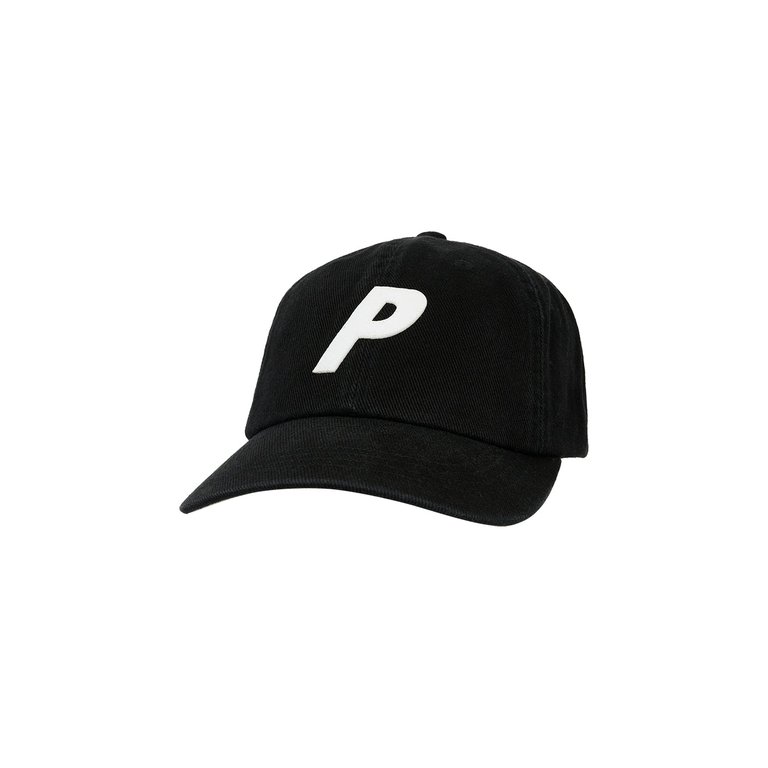 Palace P 6-PANEL BLACK (Winter 2023) - €52.00
