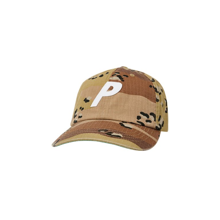 Palace P 6-PANEL CHOC CHIP CAMO (Winter 2023) - $48.00