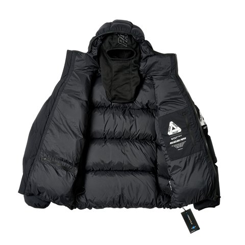 Palace PERTEX MATTE BALACLAVA PUFFA BLACK - Colorway