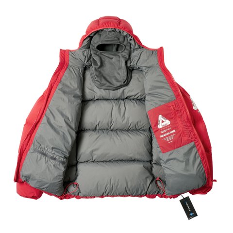 Palace PERTEX MATTE BALACLAVA PUFFA FLAME CARBON - Colorway