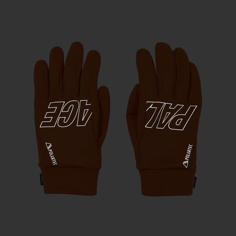 Palace POLARTEC POWERSTRETCH GLOVES ORANGE - Colorway