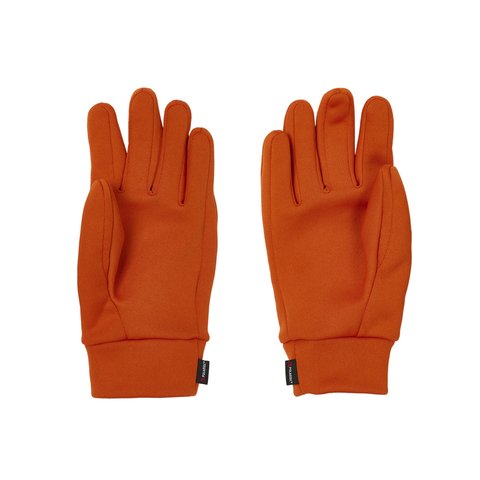 Palace POLARTEC POWERSTRETCH GLOVES ORANGE - Colorway