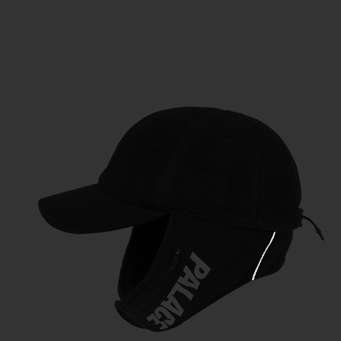 Palace POLARTEC WARMDOME EARFLAP 5-PANEL BLACK - Colorway