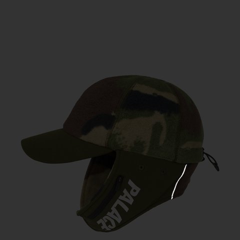 Palace POLARTEC WARMDOME EARFLAP 5-PANEL WOODLAND CAMO - Colorway