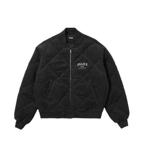 Palace QUILTED JACKET BLACK - Colorway
