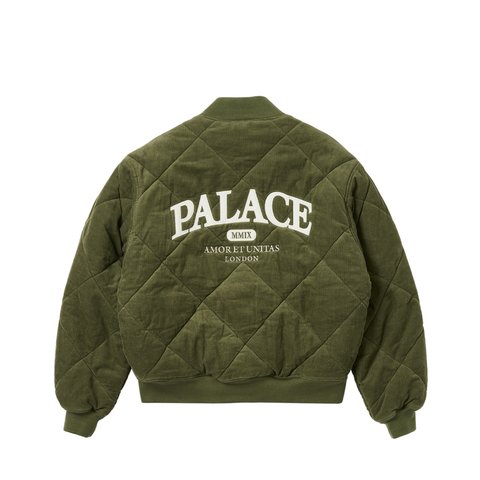 Palace QUILTED JACKET THE DEEP GREEN - Colorway