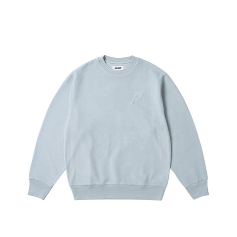 Palace REVERSE P-3 CREW CHILL BLUE - Colorway