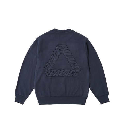 Palace REVERSE P-3 CREW NAVY - Colorway