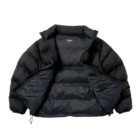 Palace RIPSTOP PUFFA BLACK - Colorway