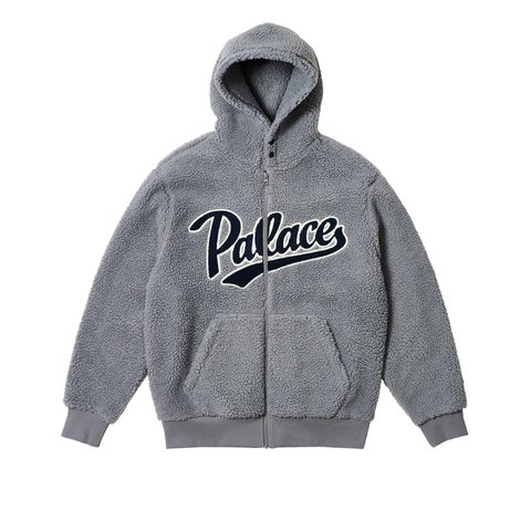 Palace SCRIPT HOOD GREY - Colorway
