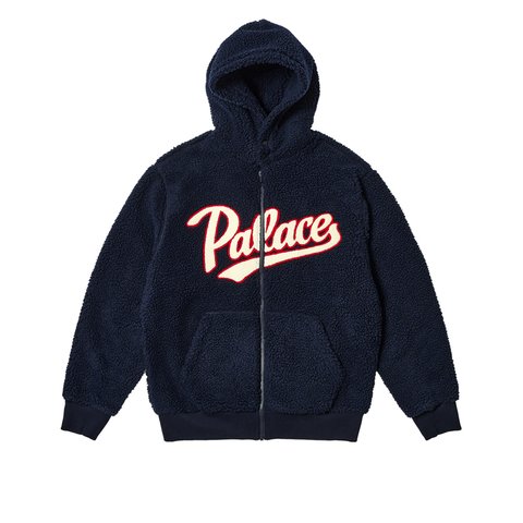 Palace SCRIPT HOOD NAVY - Colorway