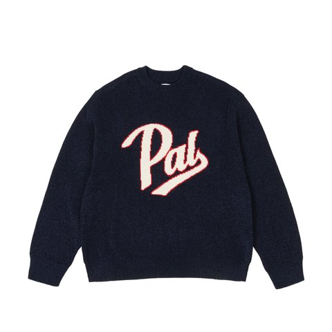 Palace SCRIPT KNIT NAVY - Colorway