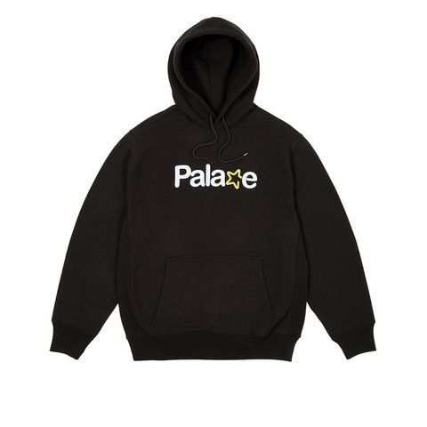 Palace SIGNATURE HOOD BLACK - Colorway