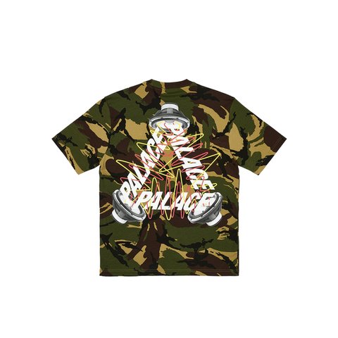 Palace SPEAKER P-3 T-SHIRT WOODLAND CAMO - Colorway