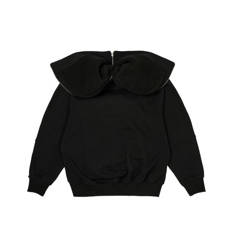 Palace SPLIT HOOD BOMBER SWEAT BLACK - Colorway