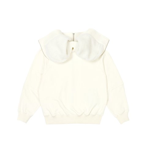 Palace SPLIT HOOD BOMBER SWEAT WHITE - Colorway