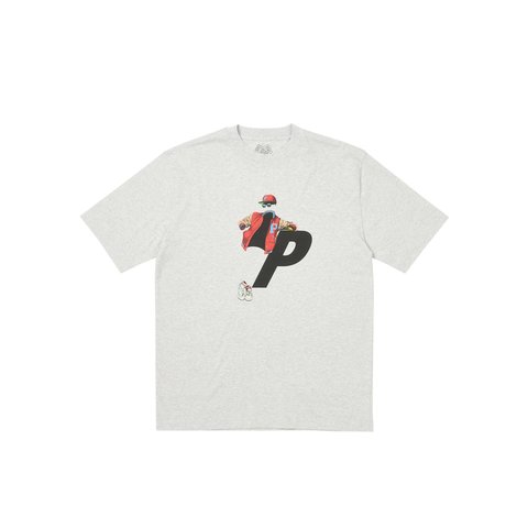 Palace TRANSPARENCY T-SHIRT GREY MARL - Colorway
