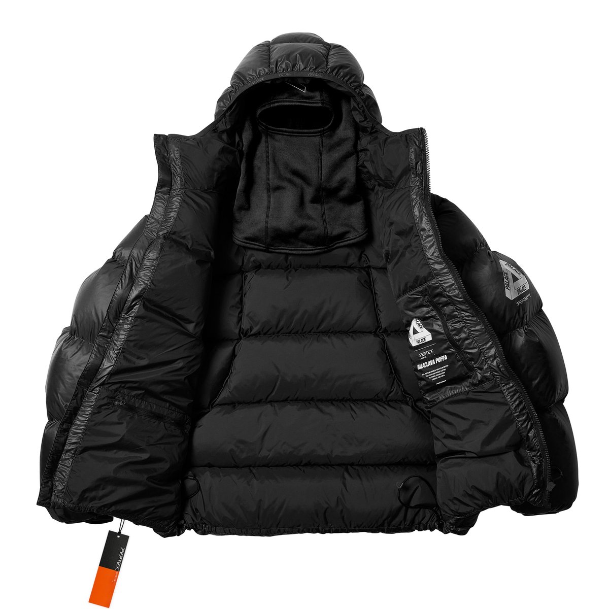 PERTEX OPAQUE BALACLAVA PUFFA BLACK - PalaceCommunity