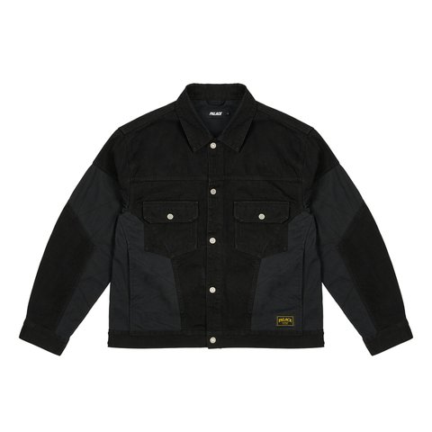 Palace PANEL DENIM JACKET BLACK - Colorway